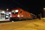 Der NJ464  Zürichsee  Graz Hbf nach Zürich HB wurde am 2.9.2024 von der 1116 198 von Graz bis Selzthal bespannt.
Wegen einer Störung an einem Wagen steht der Nightjet hier in Gratwein-Gratkorn.