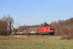 1116 150-4 (ÖBB) mit einem Güterzug in Ratingen Lintorf, 7. März 2025