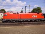 Eine BR1116 der BB am Nachmittag im Bahnhof Fulda! 31.07.08 