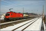 E-Loks 1116 052 & 1116 280 A1 fahren mit IC 533 von Wien Sd nach Villach.
Zeltweg 25.01.2009
