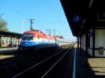 1116 108-0 (Kroatien-EM-Lok) fhrt durch Wien Htteldorf am 18.10.2008 