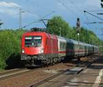 1116 238-5 (Ex-ITL) bespannte am 06.07.2010 den IC  Knigssee  in Richtung Norden. Aufgenommen in Radbruch.