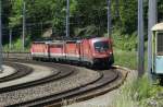 Taurus 1116 004 war am Anfang eines Lokzuges der ber den Semmering Richtung Gloggnitz unterwegs war.