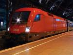 1116 118-2 am EN/CNL 420 nach Wien West Bf.