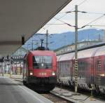 1116 166 rangiert am 8.4.2012 in Wien Westbahnhof.