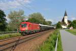 1116 187 mit dem VSOE Richtung Nrnberg am 23.06.2012 unterwegs bei Hausbach.
