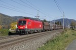 1116 093 mit Güterzug bei Niklasdorf am 30.10.2016.