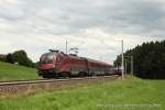 1116 205-4 (BB Railjet) fhrt am 19. Juli 2012 um 13:38 Uhr mit einem Railjet durch Axdorf