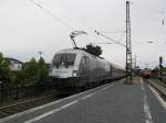 1116 038-9 (Siemens) mit EC 112 von Klagenfurt nach Frankfurt(Main)Hbf.Am 08.06.09 bei der einfahrt in Bensheim.