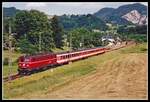 1141 026 mit R3431 bei Tauplitz am 27.06.2001.