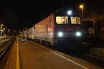 Früh am Morgen des 25.2.2021 wartet die 1144 066 mit dem R4102 in SPielfeld-Straß auf die Abfahrt nach Graz Hbf.