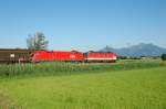 1144 & 1116 am 17.06.09 Richung Salzburg zwischen Prien und Bernau km 28,2