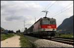 Die Bespannung des  Paneuropa-Terratrans-Express , Bremen-Golland - Verona Q.E., im Abschnitt Mnchen-Brennero/Brenner liegt in der Hand der 1144er oder auch der 182.