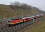 1144 092 hat am 06.04.2013 mit dem R3948 gerade den Bahnhof
Wartberg an der Krems verlassen!