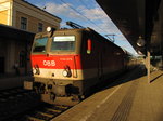 ÖBB 1144 273 mit dem REX 1946 von St. Pölten Hbf nach St. Valentin, am 31.05.2016 in Melk.