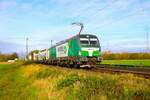 Wenzel Logistics Siemens Vectron 1193 900-8 mit KLV Zug in Bischofsheim Netztrennstelle am 04.11.23