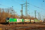 1193 900 WENZEL mit Wenzel-KLV in Köln Gremberg, Februar 2025.