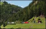 sterreichurlaub 2008 - BB: Eine 1216er ist mit einem Gterzug nach Brenner unterwegs.