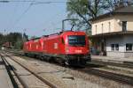 1216 149, 1x16 xxx und 1116 133 am 15.04.2009 in Aling.