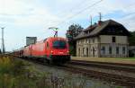 1216 021 und eine 1016/1116 durchfahren am 07.09.2014 Rothenthurn in Richtung Villach