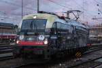 ÖBB 1216 020/E190 020 am Abend des 9.11.13 in München Hbf.