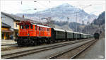 1245.518  Eumel  kurz vor der Abfahrt im Bahnhof Eisenerz.
19_03_2016