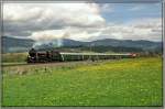 Dampflok 33.132 der Fa.Brenner&Brenner und Nachschiebe E-Lok 1245 525 fahren mit dem Sonderzug 16279 von Wien Sd nach Knittelfeld zum heurigen Andampfen.