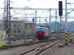 Die ÖBB 1293 004 pausierte am 09.06.2020 in Děčín hl.n..