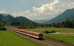 Steuerwagen 6010 009-6 an der Spitze des IC517 Salzburg - Graz zwischen Rottenmann und Trieben (27.07.2008)