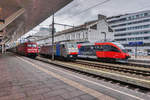 Drei-Länder-treffen im Salzburger Hbf.