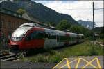 Ausfahrt des 4023 005  Marktgemeinde Oberalm  am 26.06.07 als RB 5065 nach Berchdesgaden Hbf.