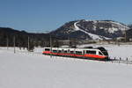 4023 006 aus Hochfilzen kommend am 5. Februar 2025 bei Grießen.