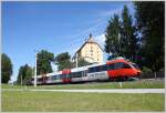 4023 001 am 06.08.11 als S3 beim Schloss Goldenstein in Elsbethen.