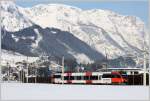 Teleaufnahme vom  Baby Talent  4023 002, unterwegs nach Schwarzach-St.