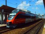 S-Bahn in der Station Wien-Hernals zur Weiterfahrt nach Wien-Handelskai.