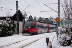 S-Bahn Vorarlberg, 4024 079-8 bei der Einfahrt Lindau Hbf. 14.1.19
