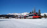 4024 066-5 als S 5448/S5 (Innsbruck Hbf - Seefeld in Tirol) bei Krinz, 27.02.2019.