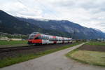 Auch die Vorarlberger Talent-Triebwagen sind infolge des Upgrade-Programmes bei diesen Garnituren nach wie vor regelmäßig im S-Bahn-Verkehr in Tirol anzutreffen.
