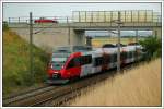 4024 095 als REX 7626  Engerau  von Bratislava-Petrzalka nach Wien Sdbahnhof Ostseite, am 22.7.2007 zwischen Gramatneusiedl und Himberg. 