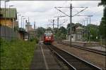 4024 070 ist soeben als RB 5115 von Rosenheim nach tztal, in den Bahnhof Brannenburg eingefahren.