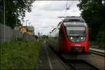 4024 070 fhrt als RB 5115 von Rosenheim nach tztal aus dem Bahnhof Brannenburg zum nchsten Halt Flintsbach. Aufgenommen am 27.06.07