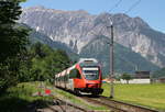 4024 026-9 als S 1/S 4 (Bregenz Hafen-Schruns) bei Tschagguns 28.5.17.