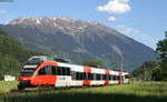 4024 026-9 als S4 (Schruns-Lindau Hbf) bei Bartholomäberg 28.5.17