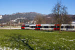 Ein 4024 als S-Bahn Richtung Bregenz bei Schwarzach.