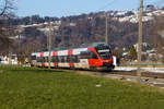 4024 027-7  Bludaz  als REX Richtung Dornbirn bei Schwarzach.