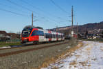 4024 017-8 als REX Richtung Dornbirn bei Schwarzach.