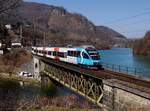 Der 4024 016 am 25.03.2018 unterwegs bei Trattenbach/Enns.