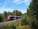 4024 057-4 als S 5 (Scharnitz - Innsbruck Hbf) bei Reith bei Seefeld, 27.09.2019.