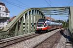 ÖBB 4024 134-0 am 18.August 2019 als S45-Zug 20728 (Handelskai - Hütteldorf) beim Bahnhof Hernals.