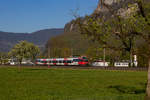 4024 024-4 im Vorarlberger Frühling zwischen Dornbirn und Hohenems.